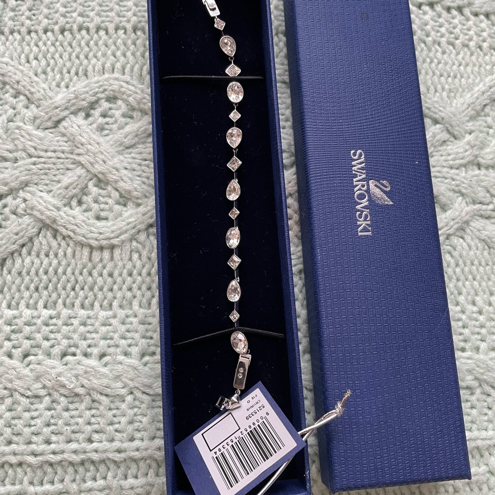 Swarovski Crystal Silver Bracelet